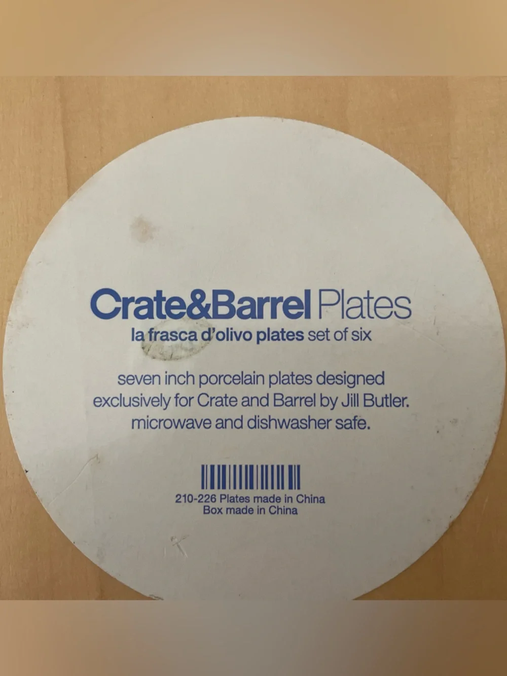 Crate&Barrel charming porcelain